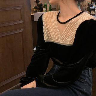 Velvet Blouse / Long-sleeve Dress