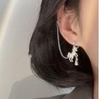 Unicorn Chained Alloy Cuff Earring