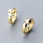 Non-matching 925 Sterling Silver Cat & Fish Bone Earring