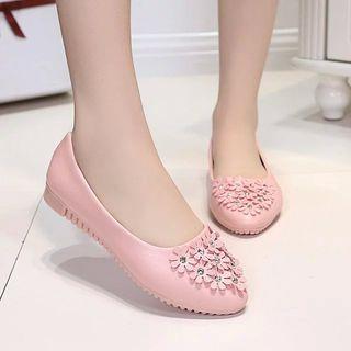 Flower Applique Flats
