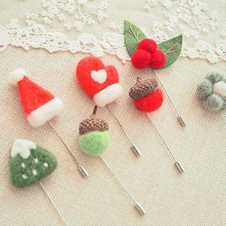 Christmas Felt Brooch