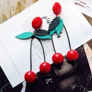 Cherry Statement Earring