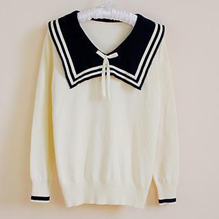 Sailor Collar Sweater