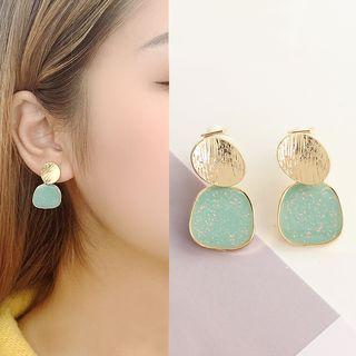 Glitter Alloy Dangle Earring