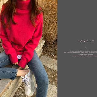 Turtleneck Colored Sweater