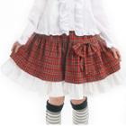Plaid Bow Skirt