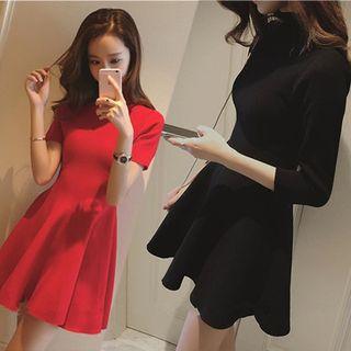 Knit A-line Dress