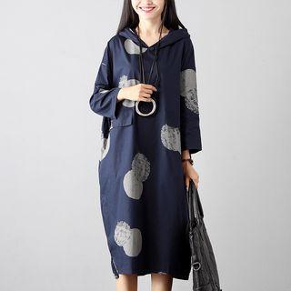 Long-sleeved Hooded Dress
