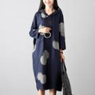 Long-sleeved Hooded Dress