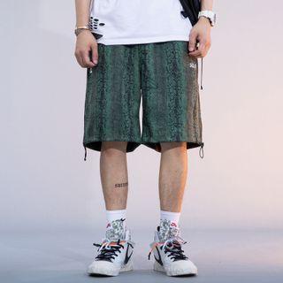 Straight Leg Drawstring Shorts