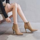 Pointed Stiletto Heel Ankle Boots