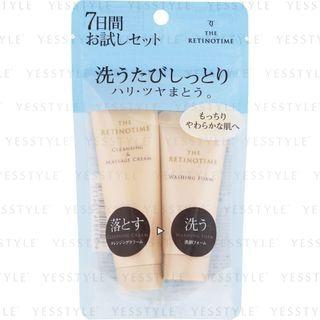 The Retinotime - Cleansing Cream & Washing Foam Trial Set 2 Pcs