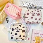 Milk Cow Print Sanitary Pouch
