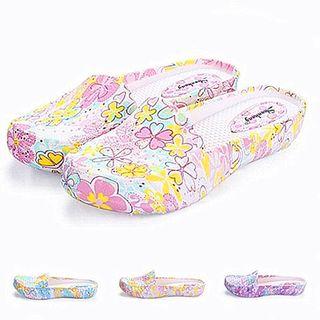 Printed Loafer Mules