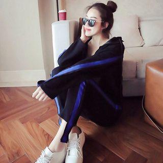 Set: Tapped Hooded Zip Jacket + Sweatpants