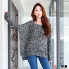 Two-tone Dolman Sweater