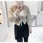 Two-way Tie-back Wool Blend Sweater