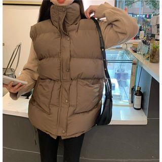 Padded Vest With Sash