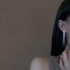 Fringed Ear Stud 1 Pair - E2688 - Gold - One Size