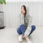 Pocket-side Floral Hoodie
