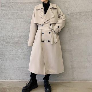 Double-breasted Long Padded Coat