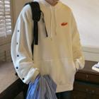 Long-sleeve Button-up Hoodie