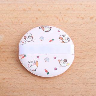 Printed Powder Puff As Shown In Figure - One Size