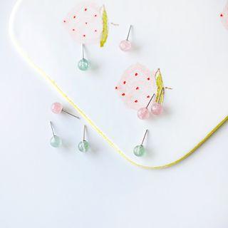 925 Crystal Stud Earring