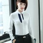 Long-sleeve Panel Shirt / Dress Pants