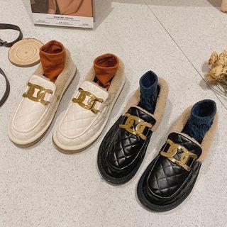 Platform Quilted Loafers