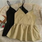 Slim-fit Peplum Top
