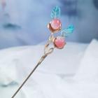 Peace Hair Stick J68 - Pink & Blue - One Size