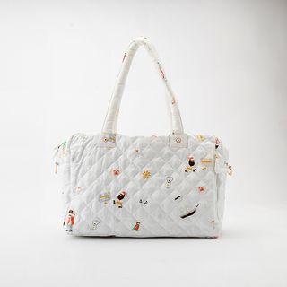 Printed Quilted Carryall