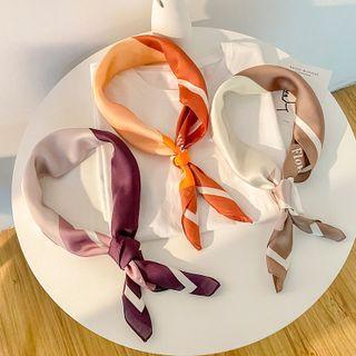 Lettering Color Panel Scarf