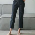 Band-waist Stretchy Dress Pants