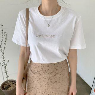 Brighter Printed Cotton T-shirt