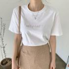 Brighter Printed Cotton T-shirt
