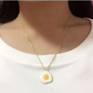 Poached Egg Pendant Necklace