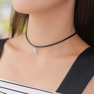 Triangle Pendant Choker