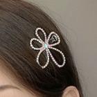 Rhinestone Flower Earring / Hair Clip / Necklace / Set