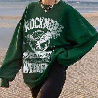 Eagle Print Sweatshirt