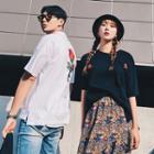 Couple Matching Floral Short-sleeve T-shirt