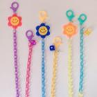 Flower Acrylic Surgical Mask Chain