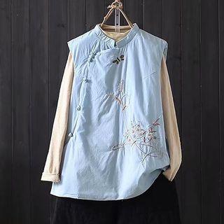 Flower Embroidered Hanfu Vest