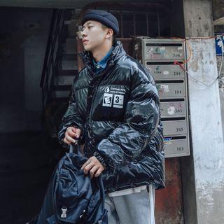 Printed Padded Zip Coat