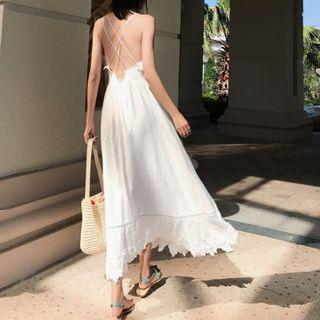 Cross-strap Maxi Sundress