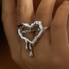 Melted Heart Ring