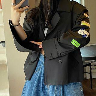 Applique Crop Jacket