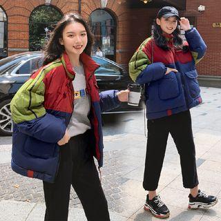 Couple Matching Paneled Padded Coat