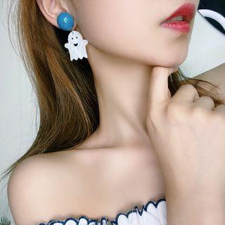Non-matching Acrylic Ghost Dangle Earring